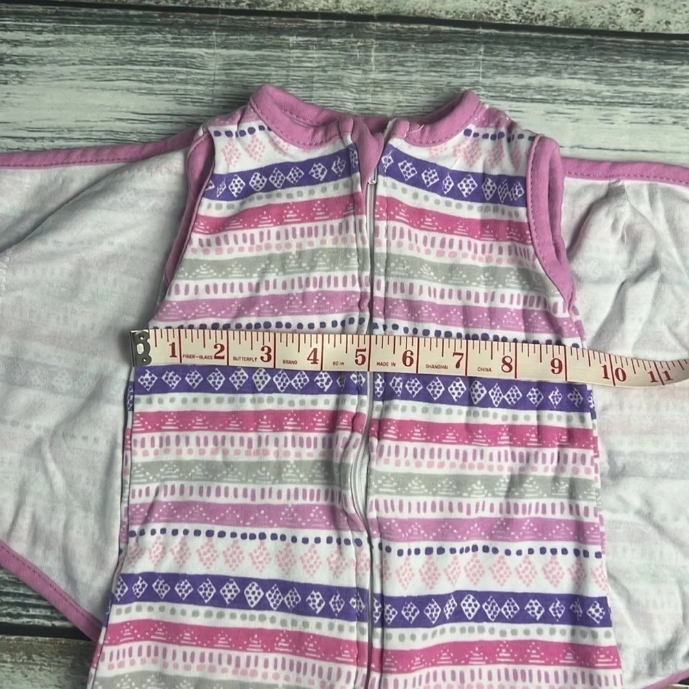 SwaddleMe Room To Grow With Purple/Pink-Grey Color Swaddle Size S/M to 0-6 mos